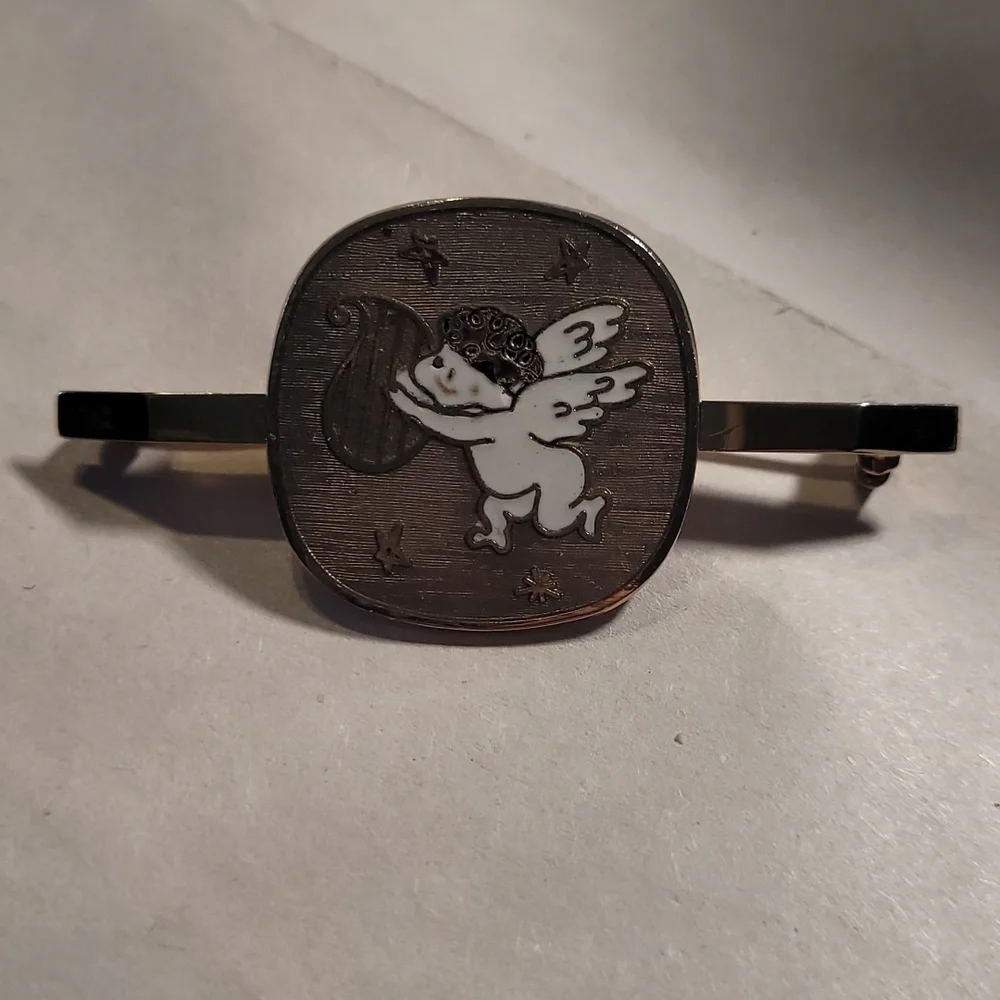 Unique Angel Brooch Vintage